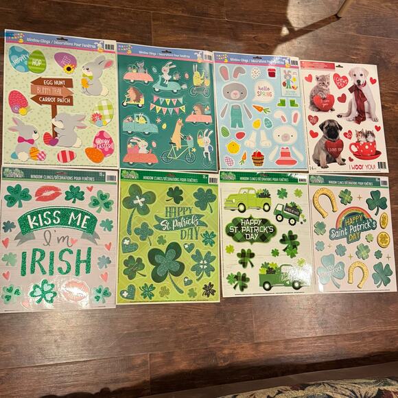 Bundle of Assorted Window Clings • Holiday Decor‎ - Picture 3 of 7